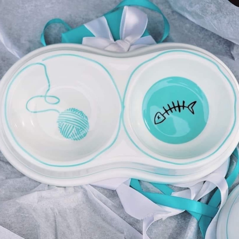 Tiffany & Co. Retired Cat Bowl Dish Bone China